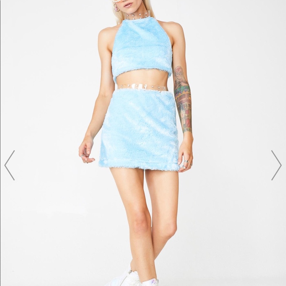 Club Exx (Dolls Kill) Fur Set